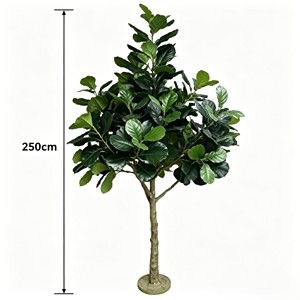 Plantes artificielles de figuier à feuilles de violon, expédiées directement de l'usine. - Product Image 2