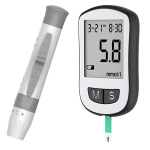 Medidor de Glucosa en Sangre Digital, Glucómetro, Monitor de Glucosa en Sangre, Prueba de Azúcar en Sangre, Monitor para Diabetes, Glucómetro - Product Image 1