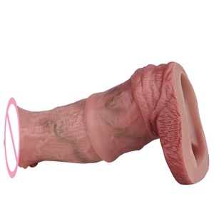 FAAK Extensor de Pene de Silicona Color Piel, Funda Hueca para Pene, Anillo para Pene, Funda para Alargamiento de Pene - Product Image 3