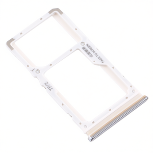 Bandeja para tarjeta SIM y micro SD Xiaomi para Redmi Note 8 Pro plateada - Product Image 2