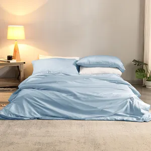 Fabricante de conjunto de cama com colcha de luxo de qualidade para coleção de capa de edredom duplo