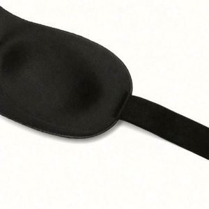 Masque de sommeil en polyester élastique 3D avec impression de logo personnalisé pour les fournitures de fête promotionnelles - Product Image 6