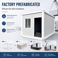 Maison préfabriquée en panneaux sandwich en acier, design en kit, petite maison modulaire avec installation rapide