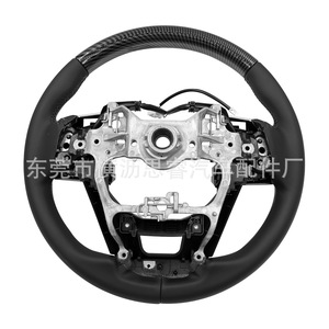 Volante de fibra de carbono Lexus LC300 de 3 radios estilo carreras con controles para modelos 2008-2022 - Product Image 5