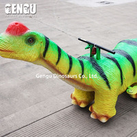 Modèle de scooter dinosaure animatronique, dinosaure animé à monter électrique