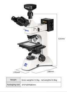 MSD4666-2000 20 메가픽셀 금속 현미경 50X-600X 배율 무한대 광학 시스템 야금 현미경 - Product Image 2