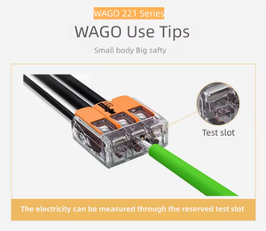 Nhà Máy Giá 221-412 2 cực đẩy dây nối Kết nối nhanh chóng kết nối cho hệ thống dây điện 4mm ² Đức kết nối ban đầu khối thiết bị đầu cuối - Product Image 6