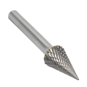 Factory Price Tungsten Carbide Rotary Aluminum Cut Carbide Burr Half Inch Diamond Burr For Rotary Tool
