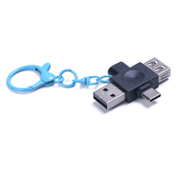 Adaptateur de chargeur USB C 20W, adaptateur de charge double port USB A et USB C femelle vers mâle Cabletolink, bloc de charge 5V 4A
