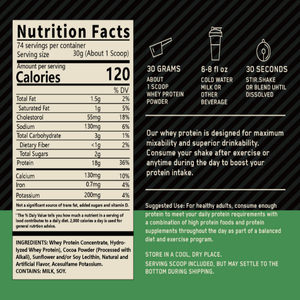 Poudre de protéine de lactosérum Gold Standard 100% | 24g de protéines 5.5g BCAA | Soutien musculaire et récupération | - Product Image 4