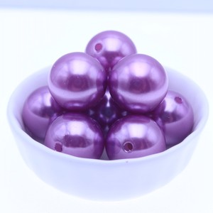 Charmant 20MM Indigo ABS Fashion Imitation Perles Perles Acrylique <span class=keywords><strong>pour</strong></span> la Fabrication de <span class=keywords><strong>Bijoux</strong></span> - Product Image 3