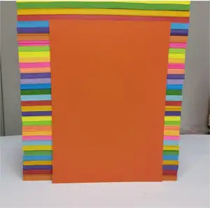 Papel de copia de Color naranja A4, 70G, papel de impresión de oficina, pintura para niños, papel de Color artesanal, en Stock, venta al por mayor