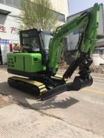 Excavatrice Fullwin 4 tonnes Machines de construction Cabine hydraulique sur chenilles Climatisation CE EURO 5 Mini pelleteuse Prix