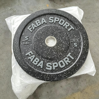 Meilleures ventes : Disques de musculation en caoutchouc haute température avec points de couleur, qualité professionnelle / Plaques de poids Bumper
