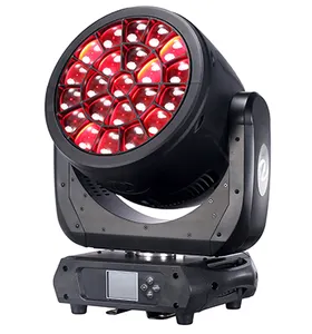 Lampu panggung terbaru 22 mata 60W lampu sorot LED kepala bergerak 7 in 1 Zoom DMX untuk klub DJ