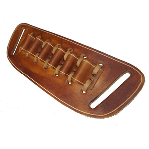 Cinturón Portamunecas de Cuero Genuino Marrón de Lujo, Hecho a Mano, Portátil, Moderno, para Caza, con Logotipo Personalizado, Venta al Por Mayor - Product Image 3