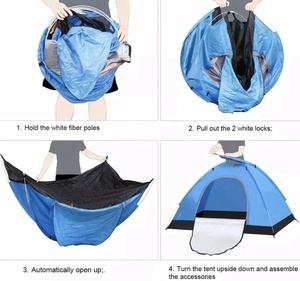 Carpa de Camping Familiar Coleman <span class=keywords><strong>Sundome</strong></span> para 4 Personas, de Poliéster, con Apertura Automática Rápida, de Alta Calidad, para las Cuatro Estaciones - Product Image 4