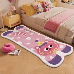 Karpet Mobil Gaya Bohemian Vintage Buatan Mesin, Bulu Halus Anti Selip Tahan Noda, Poliester, Dekorasi Rumah - Product Image 4