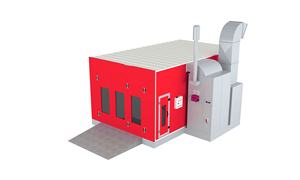 Auto coche pintura en aerosol horno de secado <span class=keywords><strong>calentador</strong></span> cortina de agua al aire libre automotriz pintura en polvo cabina de pintura en aerosol - Product Image 2