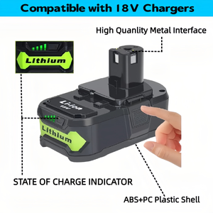 Paquete de Baterías de Iones de Litio Victpower 18V-3Ah/4Ah/5Ah/6Ah para Herramientas Eléctricas con Indicador de Nivel de Carga - Product Image 3