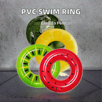 Anpassbarer, faltbarer PVC-Schwimmring, rund, Unisex, für Kindersicherheit, Strandparty
