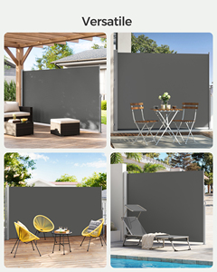 SONGMICS Block Porch Cubierta de valla de privacidad Patio Pantallas protectoras de privacidad Toldo lateral para balcón y terraza - Product Image 6