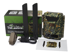 Caméra de chasse étanche alimentée par panneau solaire avec carte SIM, GSM, <span class=keywords><strong>MMS</strong></span>, <span class=keywords><strong>3G</strong></span> - Product Image 4