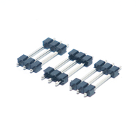 Cabezal de PIN de plástico doble de fila única de 2,0mm duradero y seguro para arnés de cableado de conector PCB