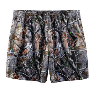 Pantalones cortos de malla de camuflaje con estampado de árbol real para hombre con logotipo personalizado al por mayor, pantalones cortos de malla de sublimación con estampado de poliéster 100% para hombre - Product Image 2