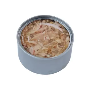 Boîtes de conserve biologiques pour animaux de compagnie OEM Boeuf Saveur Boîte de conserve pour animaux de compagnie en bouteille Aliments humides pour petits chiens chats Viande fraîche Aliments en conserve