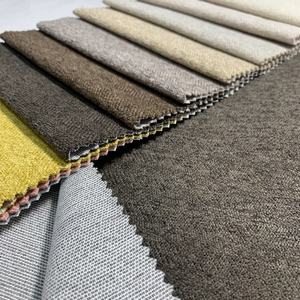 Spazzolato <span class=keywords><strong>divano</strong></span> rivestimento in tessuto tessuto tessuto in velluto per la poltrona cuscino tappezzeria - Product Image 2