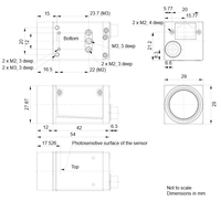 Sistem Kamera Visi Industri Basler Ace U AcA2440-20gm/acA2440-20gc, GigE, untuk Inspeksi Statis Pabrik
