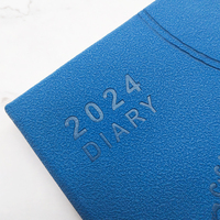 Carnet de notes en cuir PU avec fermeture, agenda quotidien, planificateur, logo personnalisé