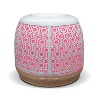 Diffuseur d'arôme d'huile ultrasonique coloré d'humidificateur de purificateur d'air de voiture de 500ml