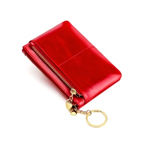 Hot Sale Genuine Leather Wallet <b>Small</b> Pocket Coin <b>Purse</b> with Zipper Closure - Product Image 2