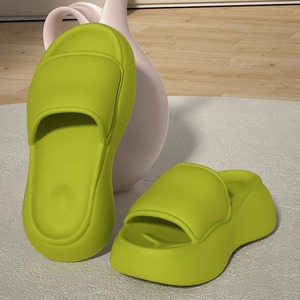 Mules d'été pour femmes en EVA, à semelle épaisse, rehaussantes, à bout souple, design transfrontalier, plateforme plate, idéales pour la maison - Product Image 4