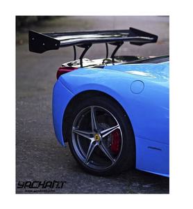 En Fiber De carbone 2010 à 2014 F458 Italia SVR Style <span class=keywords><strong>GT</strong></span>-Aile Spoiler Corps kit Fit Pour F458 Italia <span class=keywords><strong>GT</strong></span> Aile Spoiler - Product Image 1