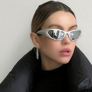 Lunettes de soleil sportives steampunk pour femmes et hommes, avec logo personnalisé, monture fine, style punk, pour le cyclisme et la conduite - Product Image 1