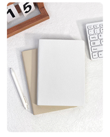 Carnet A4 à couverture souple en cuir PU, pages vierges 80 g/m², carnet de notes professionnel, 4 couleurs, logo personnalisé, vente en gros