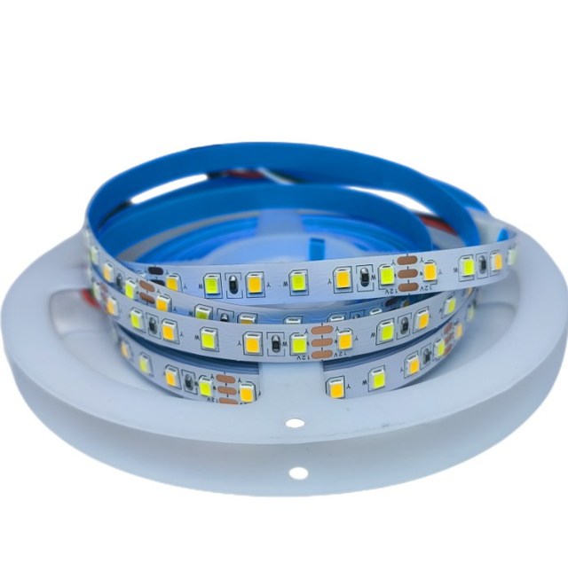 DC12V DC 24V CCT LED Strip Light 2835 120leds/m Warm White Cold White for Mirror Lighting