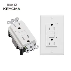 Keygma Usa Kitchen Gfi Gfci Wall Outlets With Tamper Resistant
