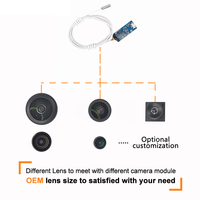 Vente en gros, étanchéité IP67, 120 degrés, diamètre 3.9mm, Module de caméra Micro Endoscope Cmos avec 4 pièces de lumière Led