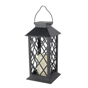 Lanterne solaire vintage MM pour extérieur - Lumière décorative de jardin, pelouse, villa, paysage avec effet de flamme vacillante - Product Image 5