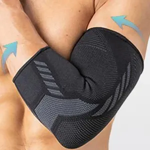 Dirsek desteği elastik eklem ağrısı giderici dirsek koruyucu ped örgü spor basketbol kol kol dirsek Brace spor kol kol