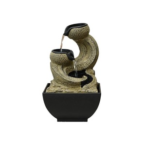 Resin <b>Water</b> <b>Feature</b> Irregular Shape <b>Lighted</b> Feng Shui Office Decor Multipurpose - Product Image 5