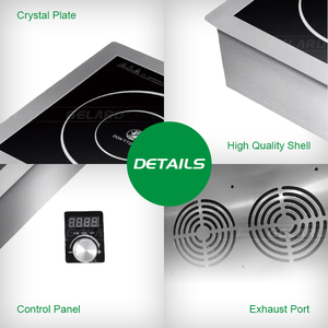 Bếp Cảm Ứng Cầm Tay Công Suất Cao Bằng Thép Không Gỉ LOGO Tùy Chỉnh Bếp Gốm Tích Hợp - Product Image 2