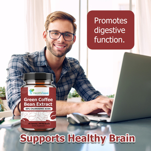 Custom Label Green Coffee Bean Extract Capsules Boosts Metabolism & Promotes Digestive Function <b>Supplement</b> - Product Image 4
