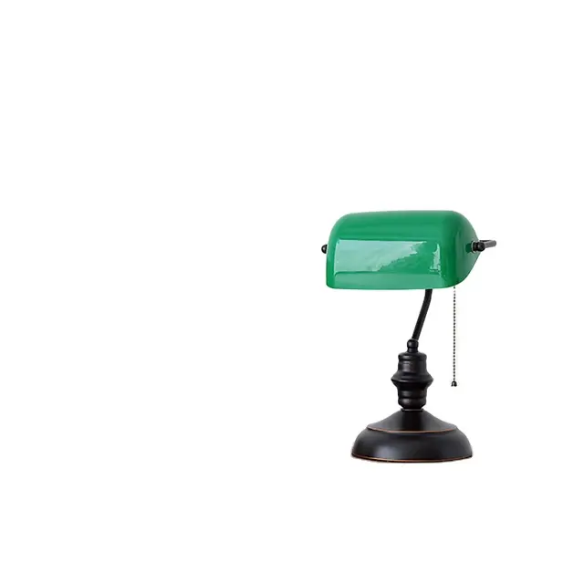 Biumart klasik klasik masa lambası Home E26 E27 düğme anahtarı çalışma okuma masa ışığı ev dekor için