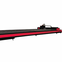 Mesin Pemotong Laser Fiber 12000W dengan Meja Besar 13m, Mesin Pemotong Logam CNC Sumber Raycus untuk Proyek Industri Konstruksi