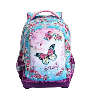UNIKER Cartoon Buttery Backpack EVA Bottom Backpack Lightweight Backpack Soft Back for girls and boys